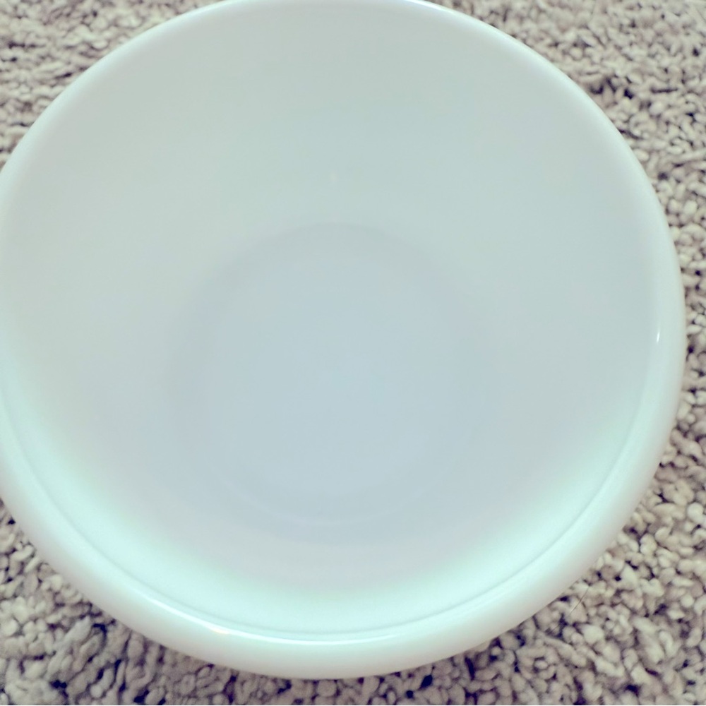 ARCOPAL ~ Ramekin Small Bowl Custard Made in France White Milk Glass